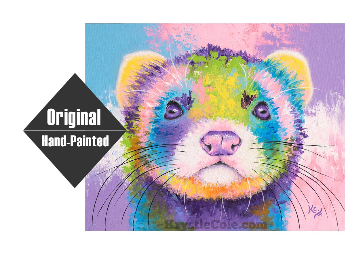 Ferret Painting 16x20