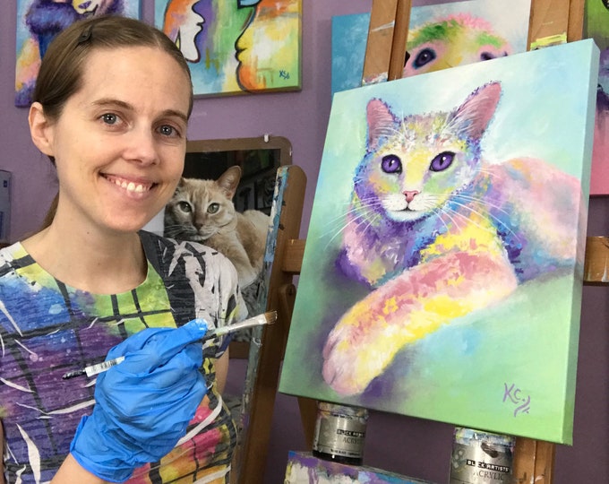 Custom Pet Portraits Krystle Cole Fine Art