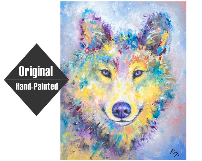 Wolf Painting - 16x20"