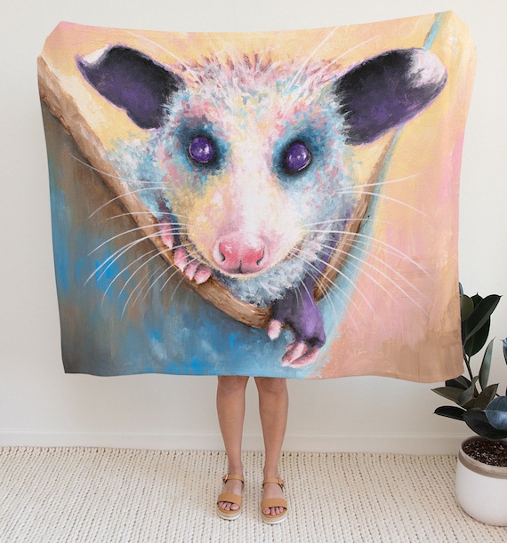 Possum throw blanket new arrivals