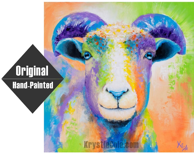Sheep Painting - 24x24"