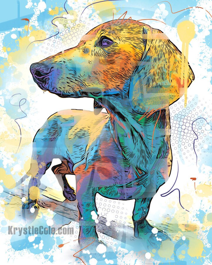 dachshund artwork