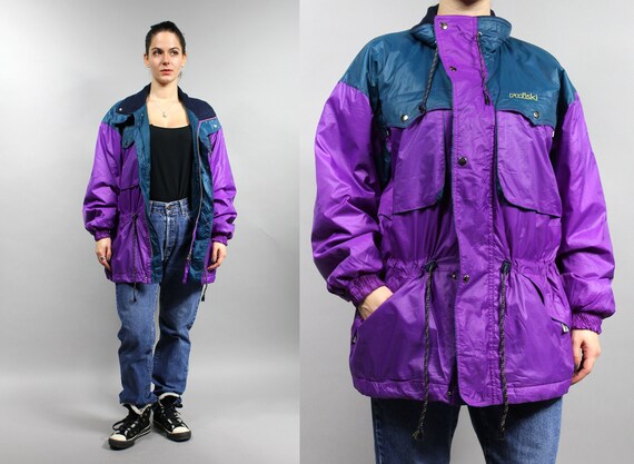 90s RAISKI Waterproof Skiing Puffer Jacket, Vintag