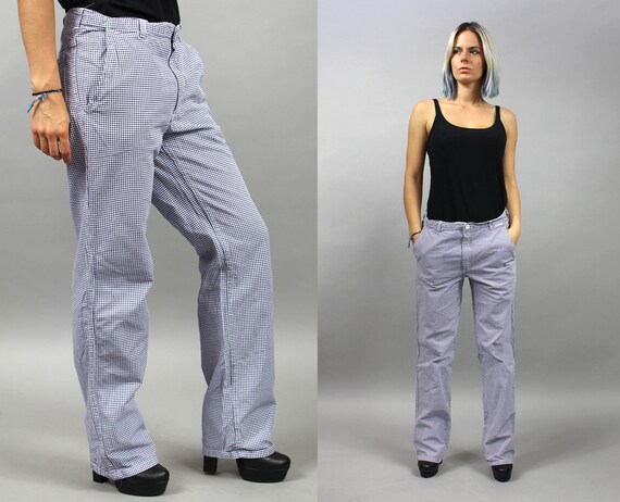 baggy checkered pants