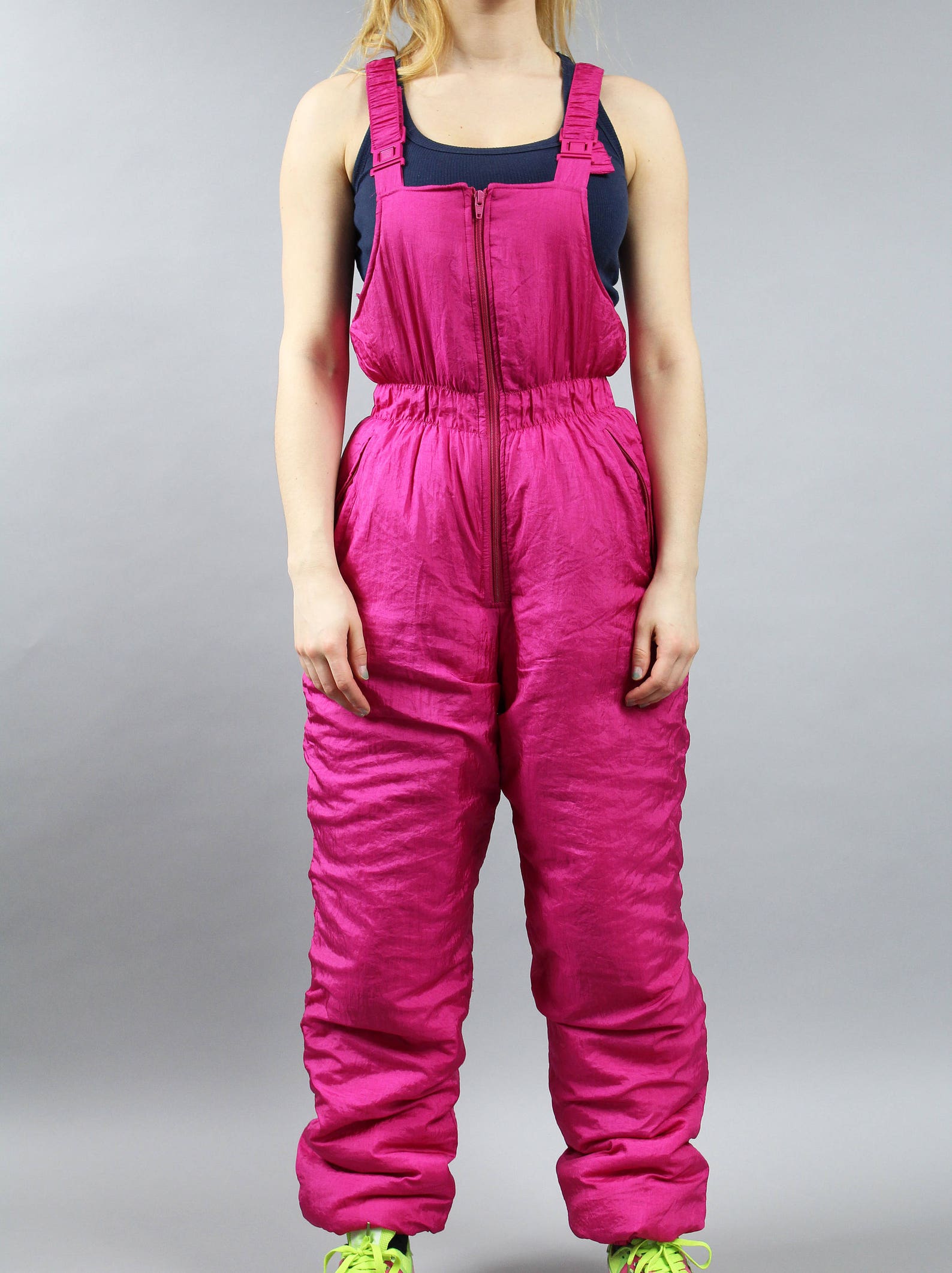 90s Pink Women's Ski Suit Pants . Waterproof One Piece | Etsy
