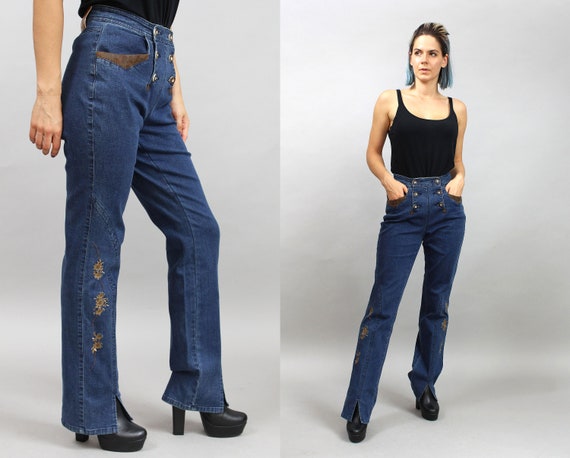 vintage dark wash jeans