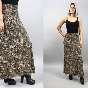 Leopard maxi skirt xs discount