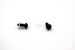10 (5 pairs) x 8mm safety eyes in black plastic for doll, crochet, plushies 