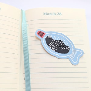 Soy Sauce fish container sticker, japanese inspired permanent sticker 7cm, Japan culture journaling stickers, scrapbooks stationery notebook