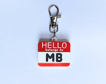 Etiqueta de equipaje personalizada / Etiqueta de equipaje perdido personalizada / Etiquetas de equipaje perdido y encontrado para viajes / Etiquetas personalizadas con nombre y teléfono para viajes
