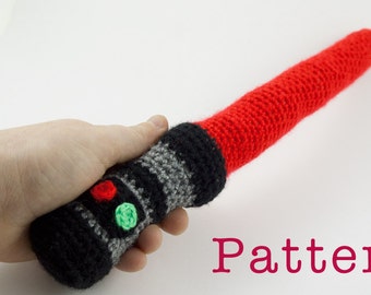 Crochet PATTERN for Star Wars Lightsaber