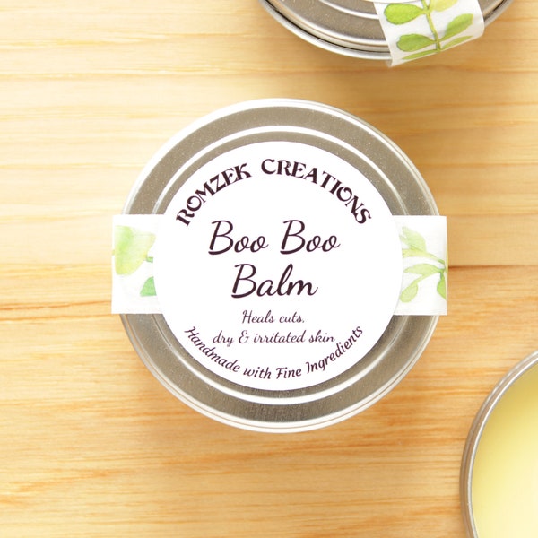 Balm, Boo Boo Balm and Salve, Natural Healing Salve, Bug Bite Balm, Eczema, Herbal, Handmade Salve,  Lotion, Made in Michigan