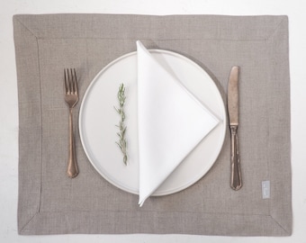 Linen napkin / white wedding napkin / linen cloth napkin / restaurant napkin