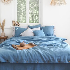 dusty blue duvet cover