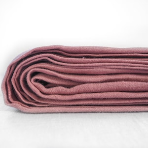 Sábana encimera de lino. Sábana de lino rosa. Envio GRATIS a todo el mundo