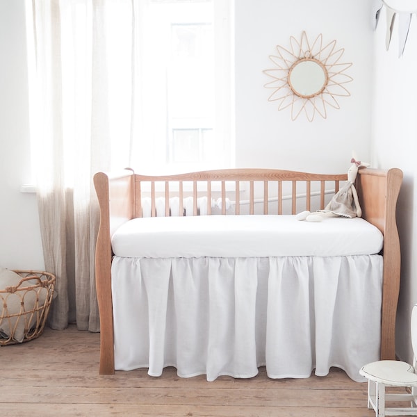 Preppy Summer Ruffled Crib Skirt main image 0