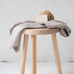 stonewashed linen towel