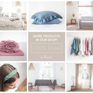 handmade linen drapes