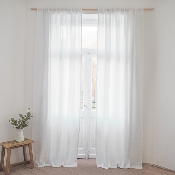 Linen Drapes - Etsy