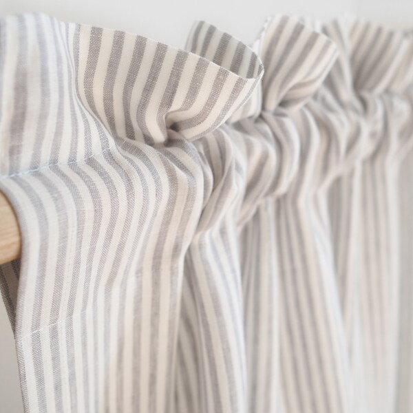 Rod Pocket Curtains With Header Etsy