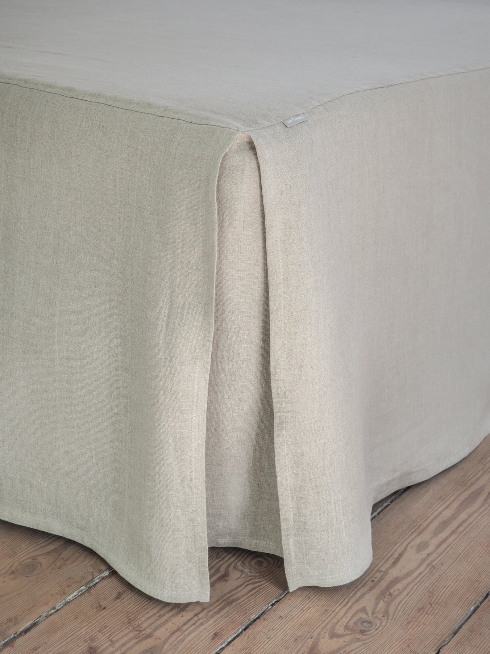 Natural Linen Bedskirt. Classic Linen Bedskirt. Queen Size Etsy