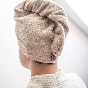 linen terry turban