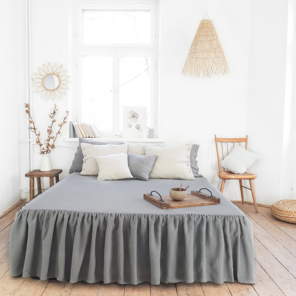 Ruffle Bedspread Etsy