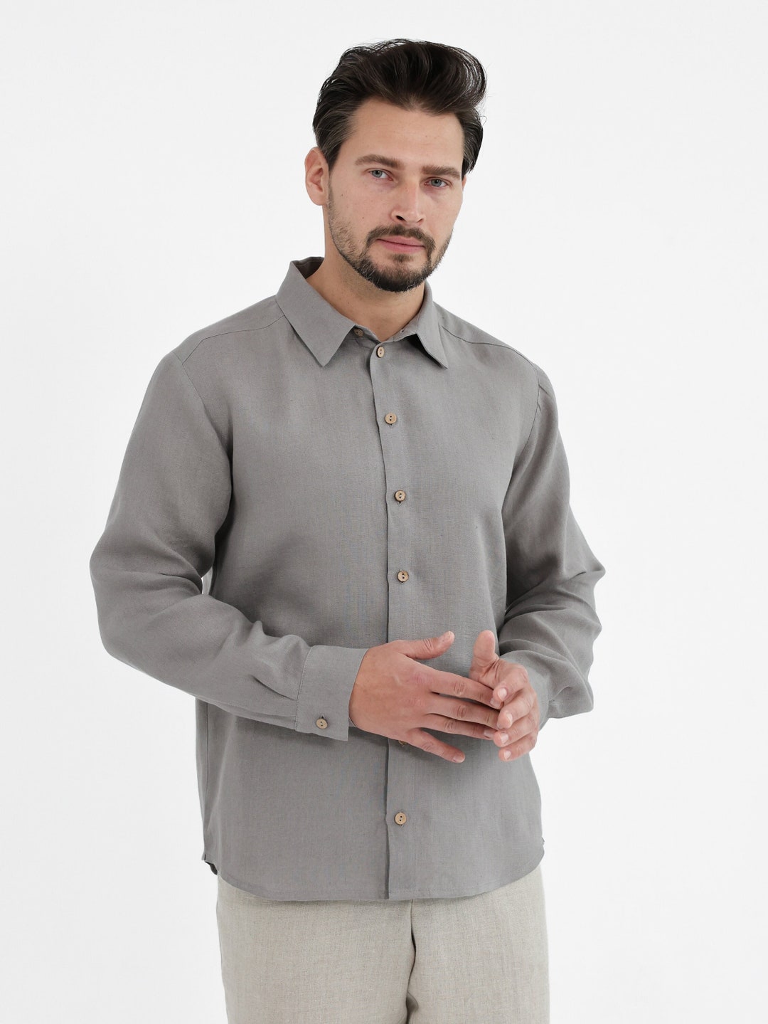 Chemise homme en Chemise en lin Vêtements pour hommes