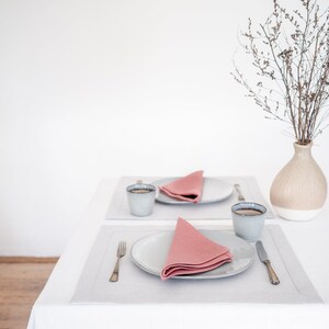 elegant linen placemats