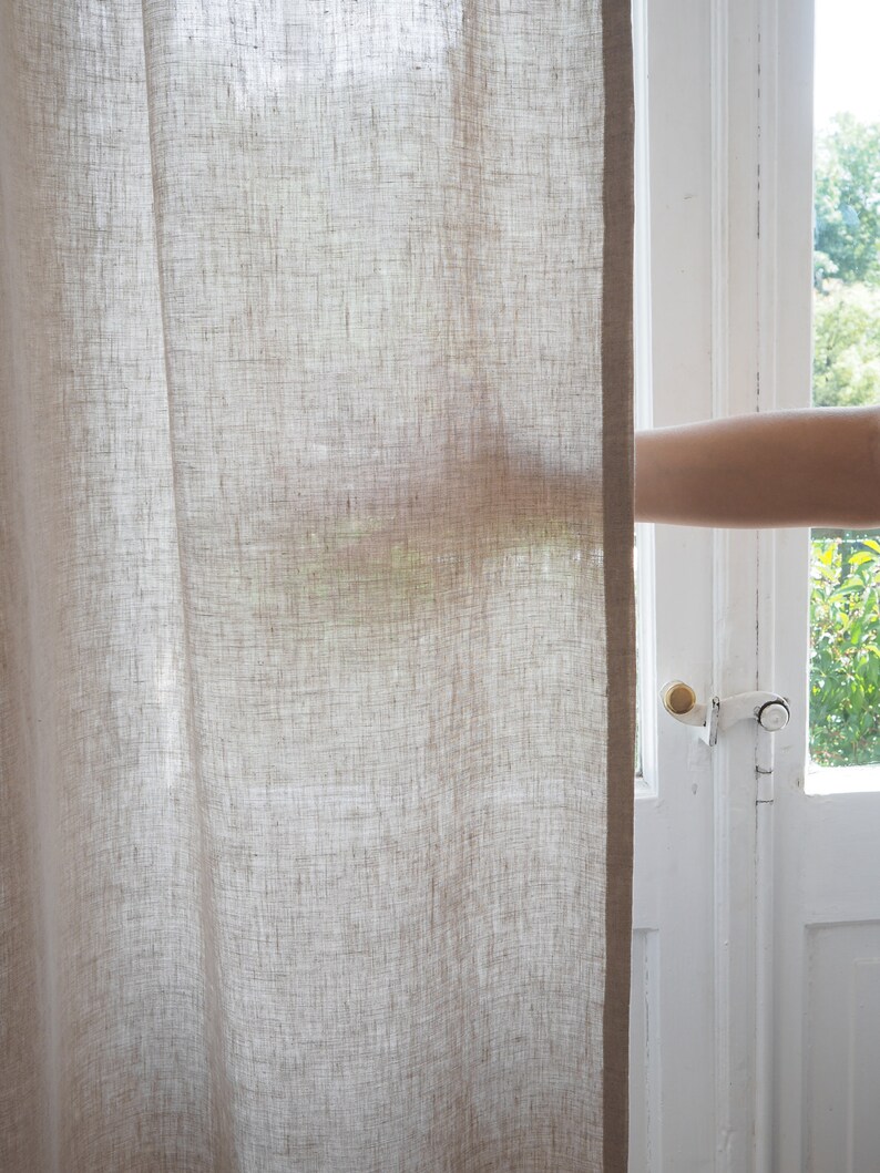 linen curtains with tab tops