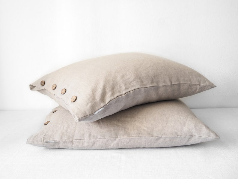 natural linen bedding