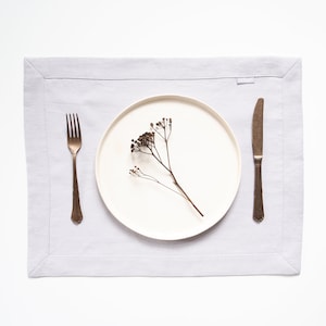 heavy linen placemat