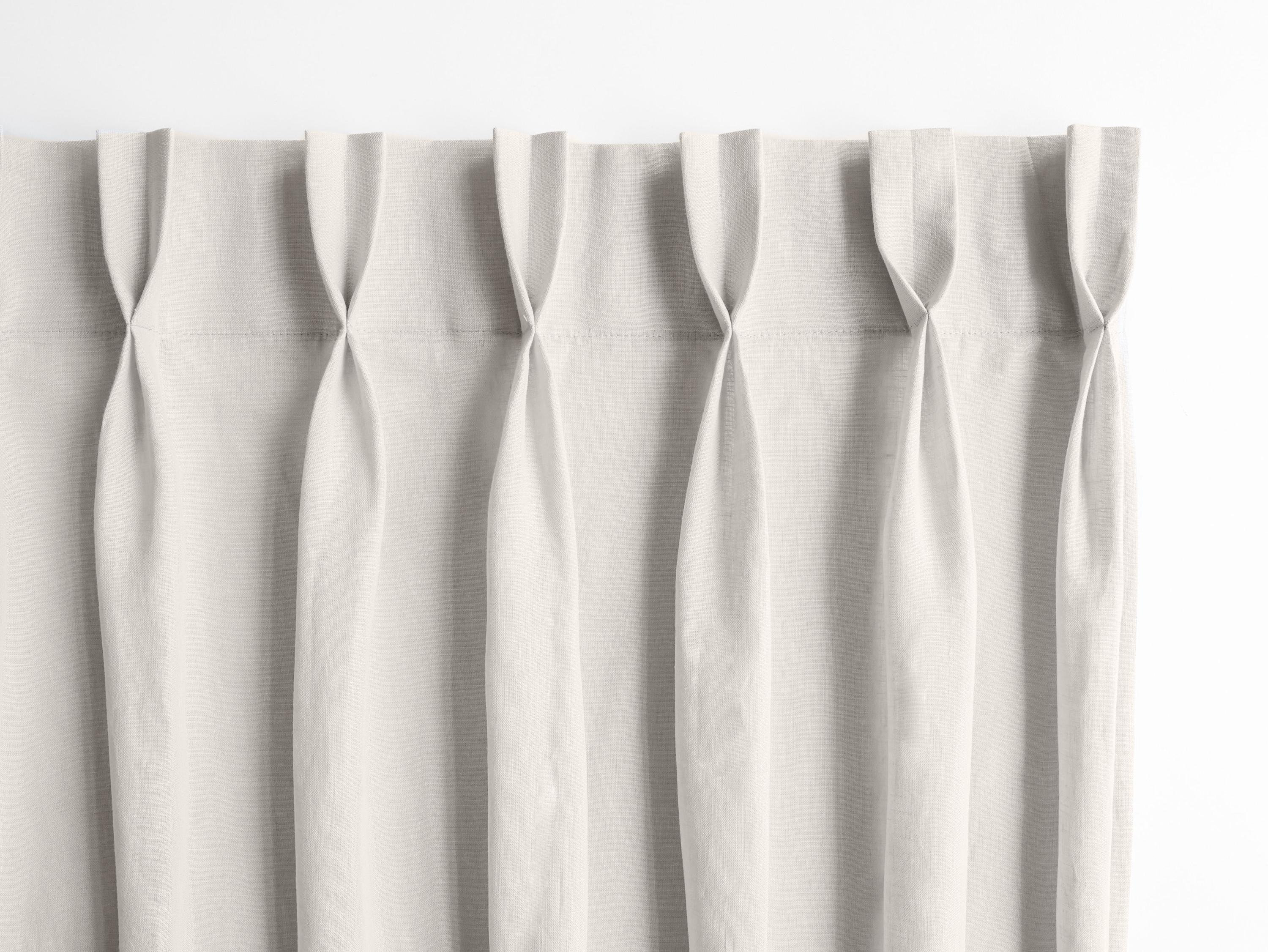 Drapé de lin blanc de luxe plissé, personnalisé, respectueux de l