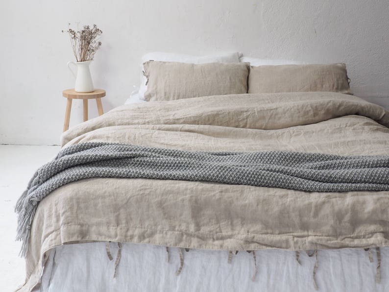 Eco Linen Duvet Cover Queen Size King Custom