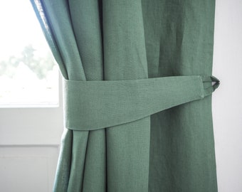 Handmade Green Curtain Hold-Back - Rustic Greenery Home Accent