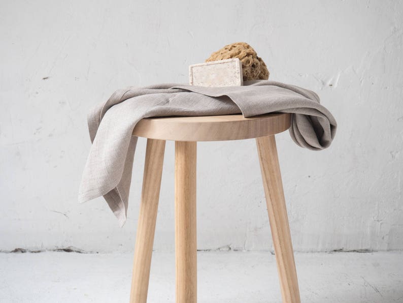 stonewashed linen towel