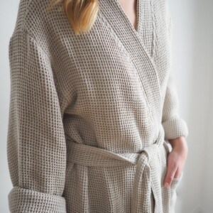 spa linen bathrobe