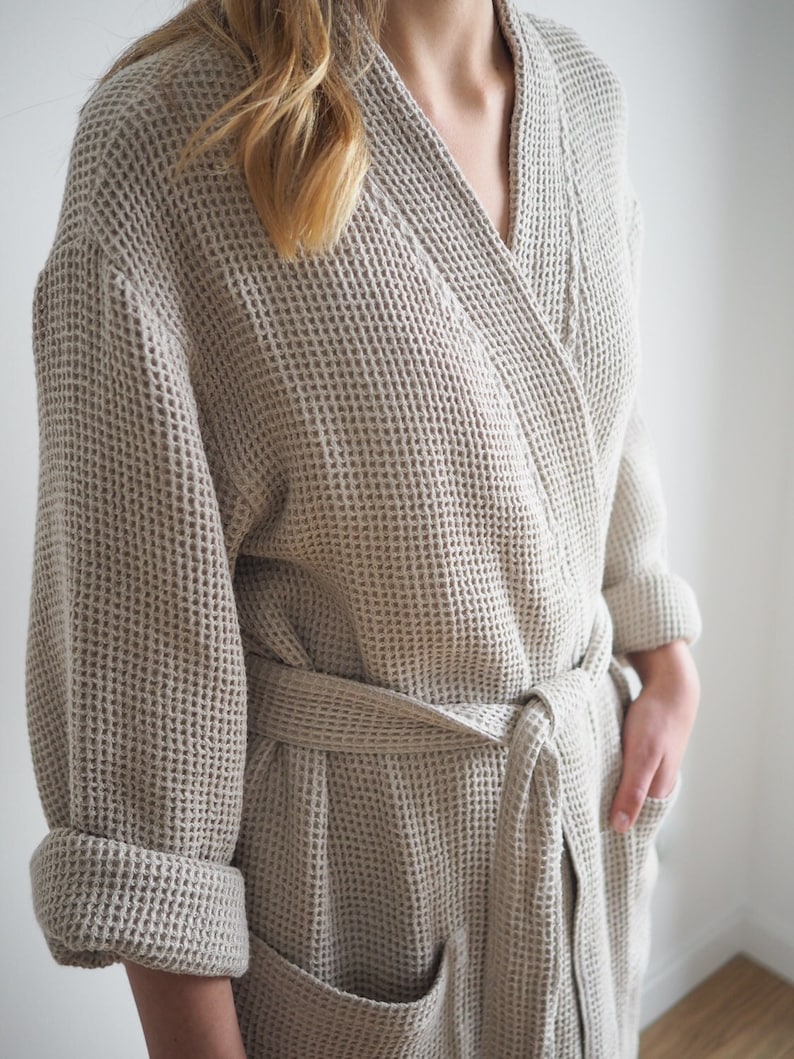 spa linen bathrobe