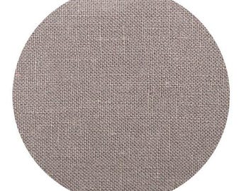 Linen fabric 1 linear meter | true gray