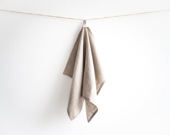 Natural linen kitchen towel from so linen!