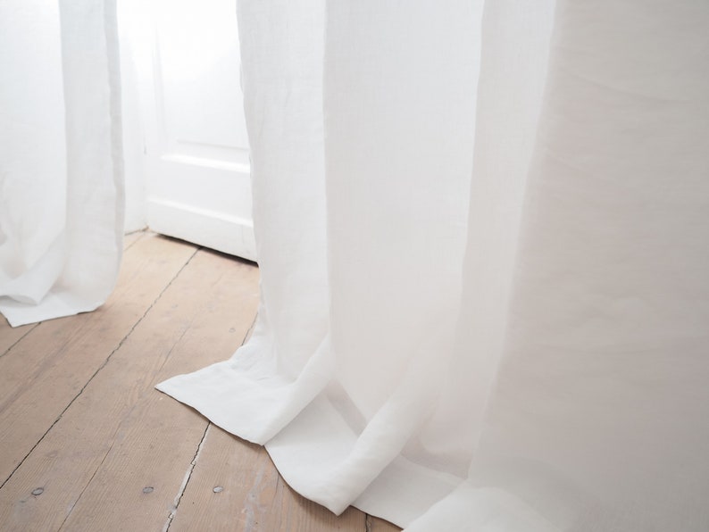 medium linen rod pocket drapes