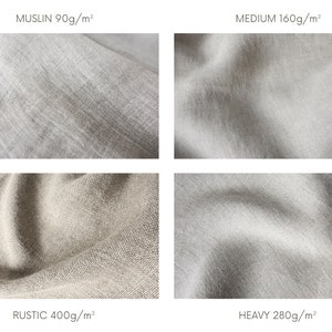Gray stripes curtain panel made of medium linen 160 g/2/ rod pocket / different types of heading / 1 pcs image 8