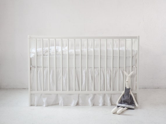 custom crib skirt