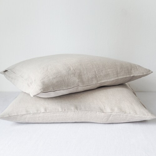 Natural Linen Pillow Case Made of 100 Highest Quality Etsy