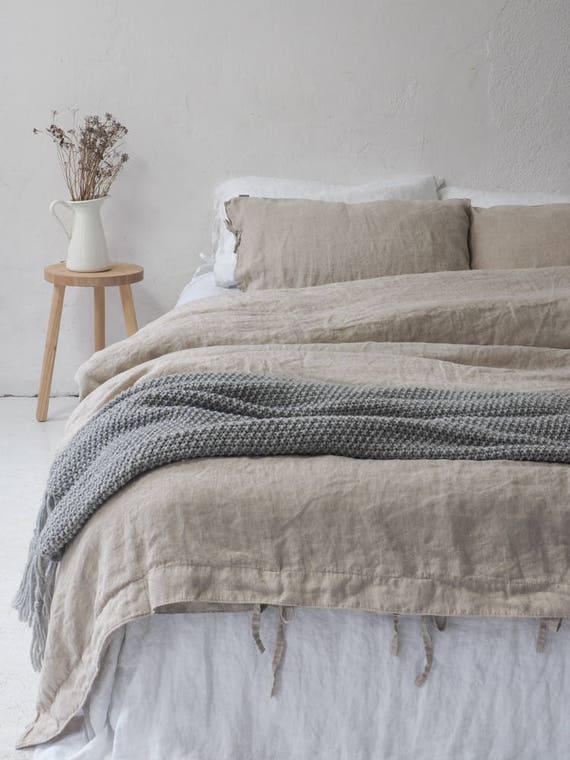 Eco Linen Duvet Cover Queen Size Duvet Cover King Size Duvet Etsy
