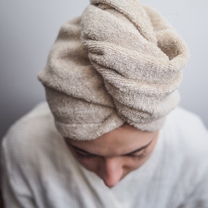 natural hait turban