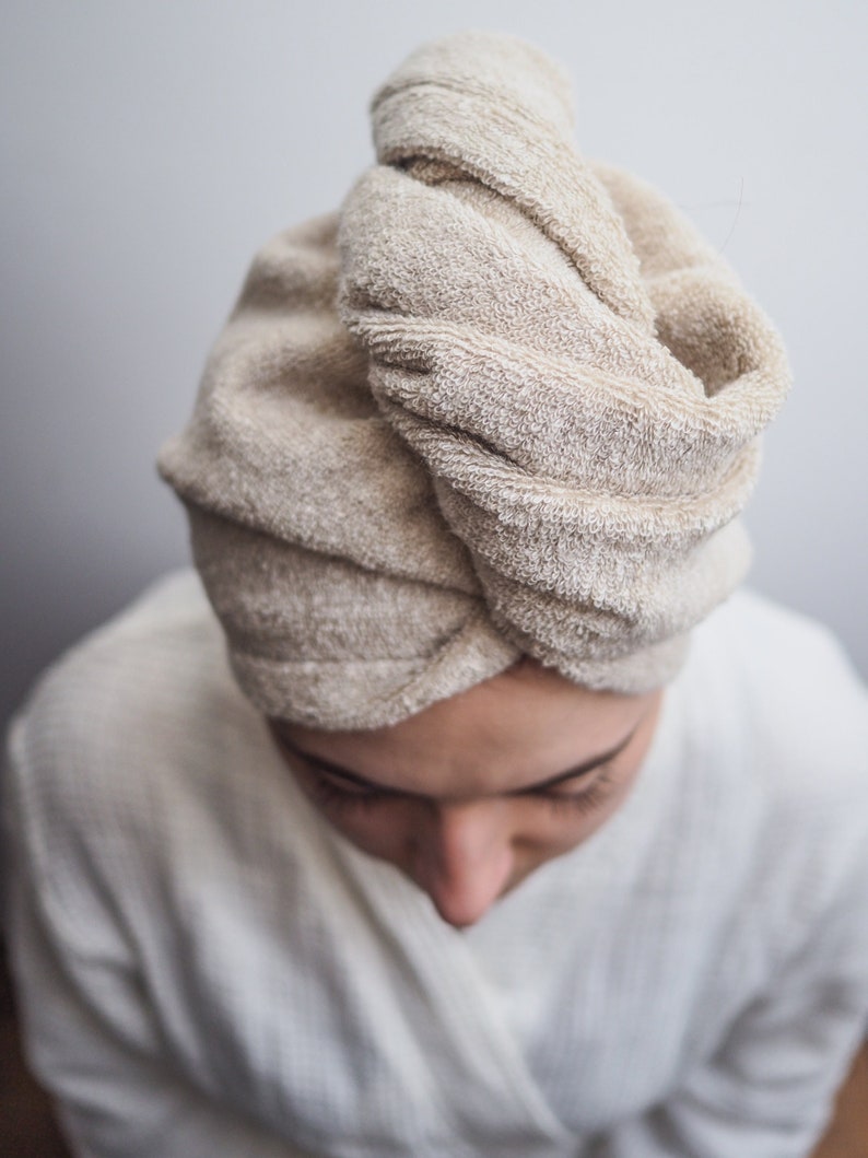 natural hait turban