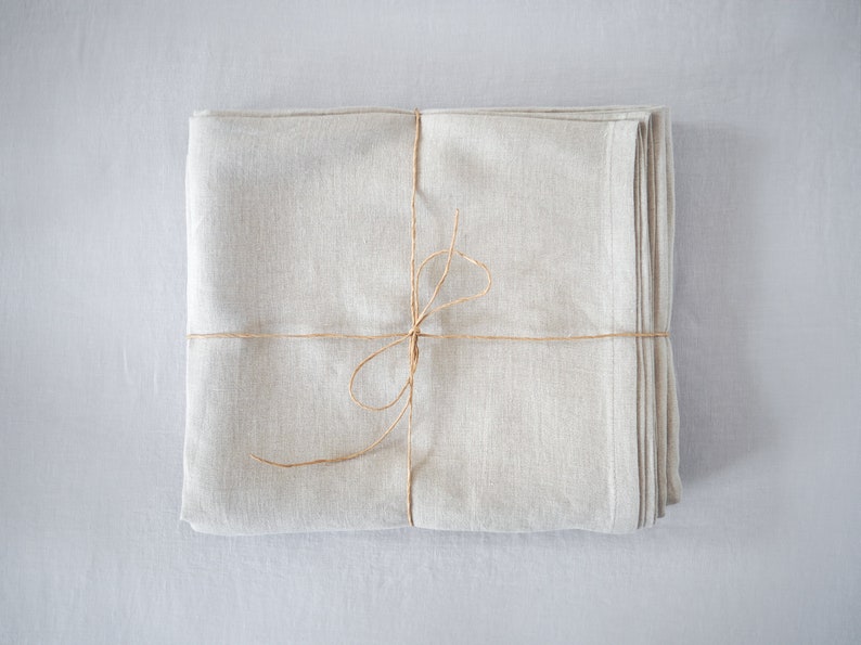 LINEN FLAT SHEET Natural Linen Sheets Etsy