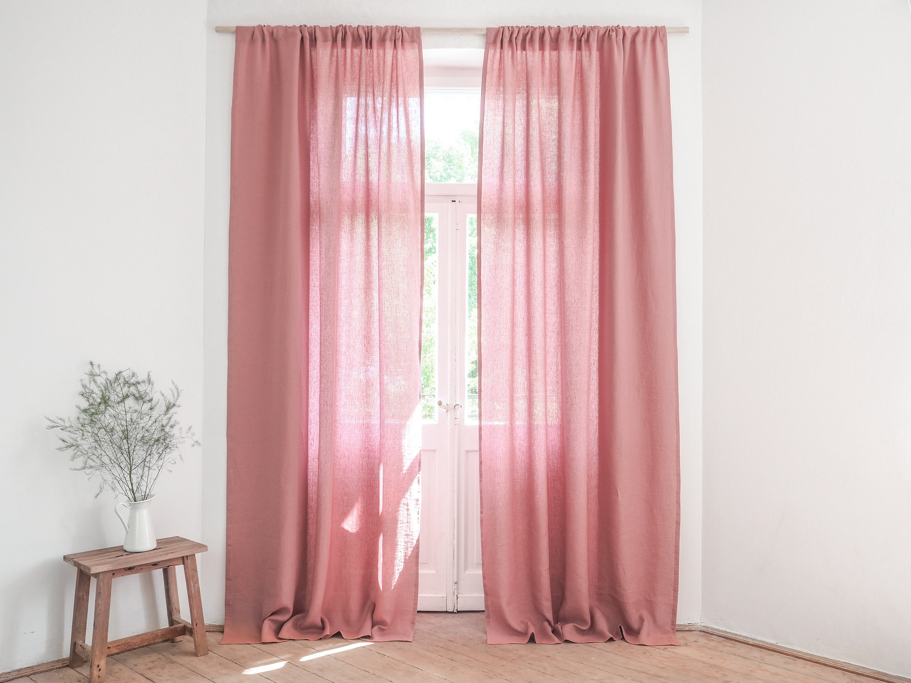 Tenda Basic ED ENJOY HOME In Poliestere Rosso 140x240 Cm – Con Occhielli, Certificata OEKO-TEX