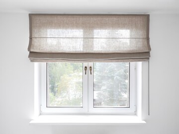 Linen roman blind | heavy linen custom roman shades | Window shades